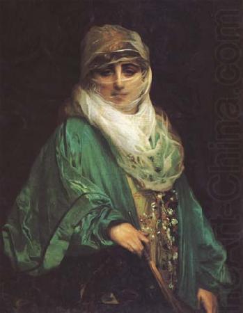 Femme de Constantinople debout (mk32), Jean Leon Gerome